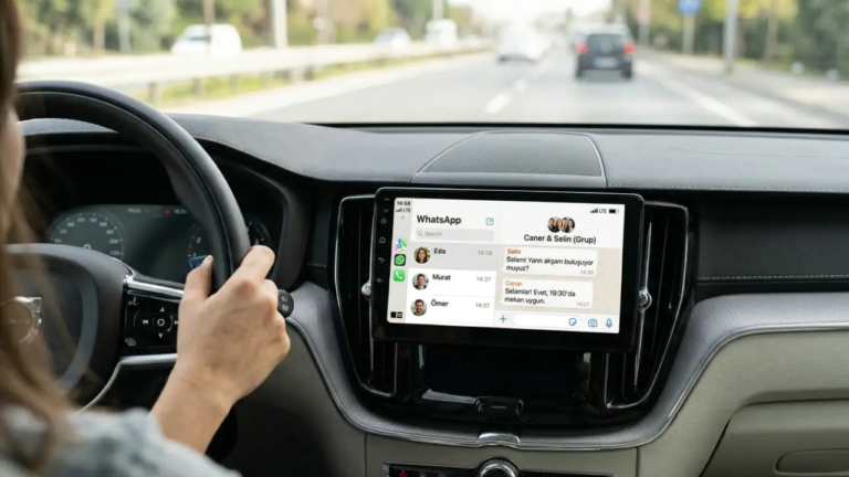 WhatsApp Artık Arabalarda: CarPlay ve Yapay Zeka ile Mesaj Özetleme Geliyor